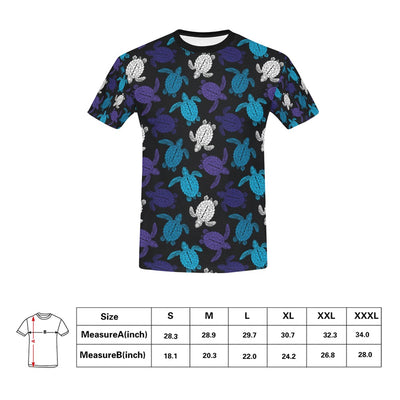 Sea Turtle Print Design LKS306 Men's All Over Print T-shirt