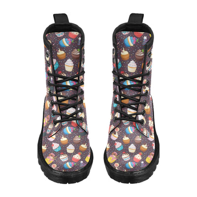 Cupcakes Party Print Pattern Women's Boots