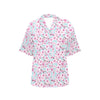 Cherry Blossom Pattern Print Design 01 Women's Hawaiian Shirt