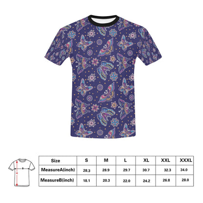 Butterfly Print Design LKS303 Men's All Over Print T-shirt