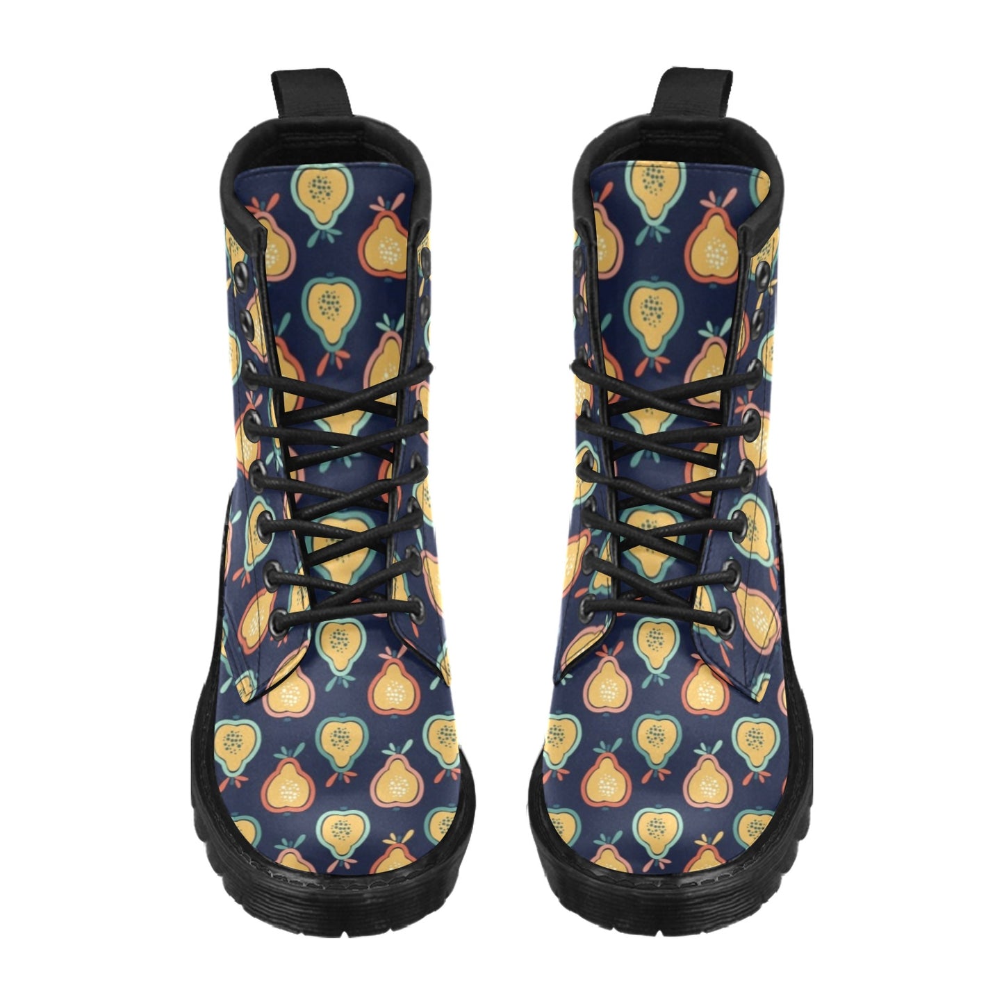 Pear Pattern Print Design PE03 Women's Boots
