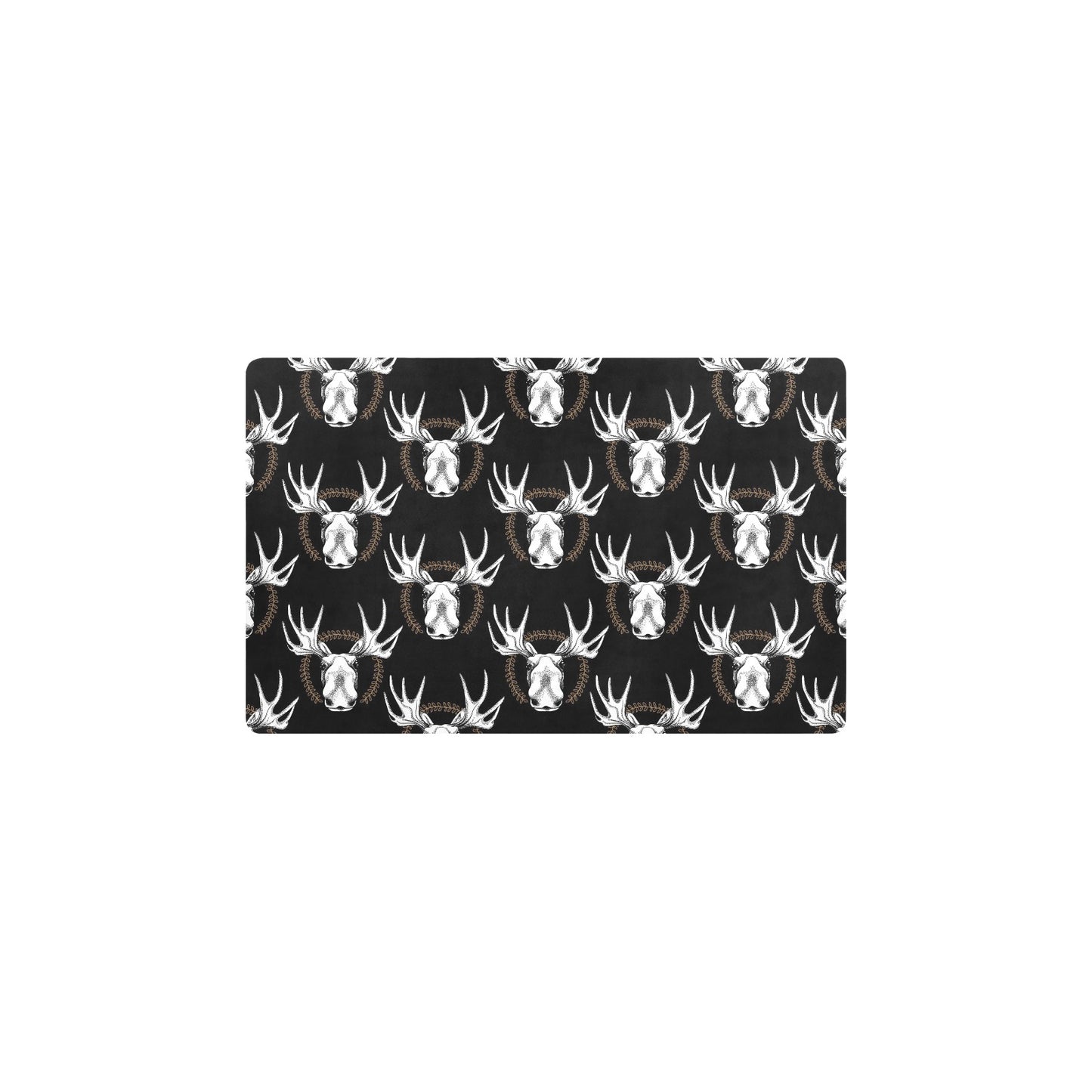 Moose Pattern Print Design 02 Kitchen Mat