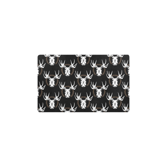 Moose Pattern Print Design 02 Kitchen Mat