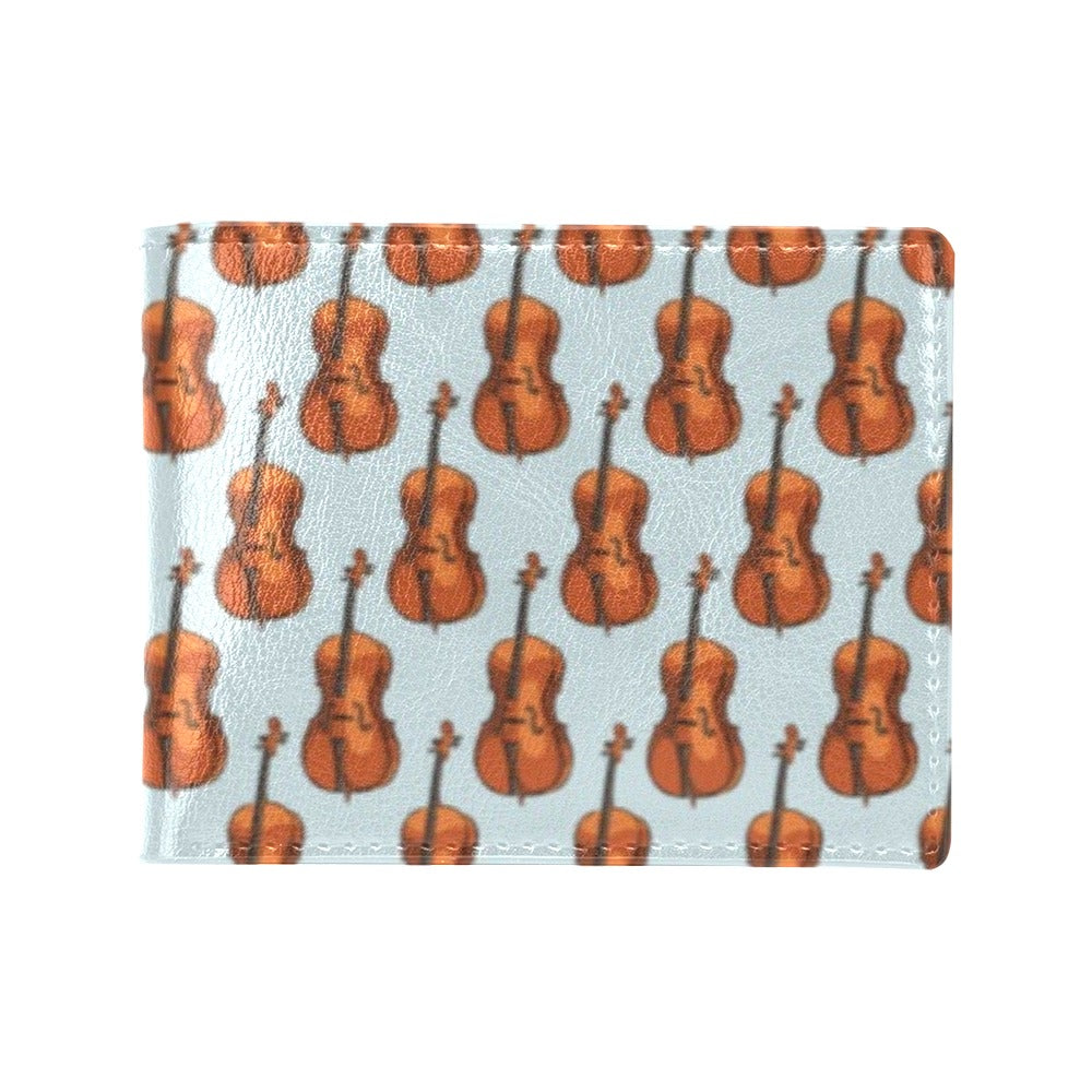 Violin Print Design LKS406 Men's ID Card Wallet