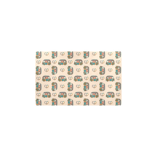 Hippie Van Peace Print Design LKS303 Kitchen Mat