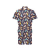 Bird Cute Print Pattern Men's Romper