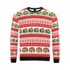 Camper Camping Ugly Christmas Design Print Men Long Sleeve Sweatshirt