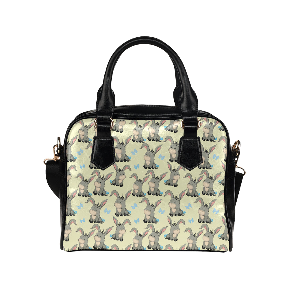 Donkey Baby Pattern Print Design 02 Shoulder Handbag