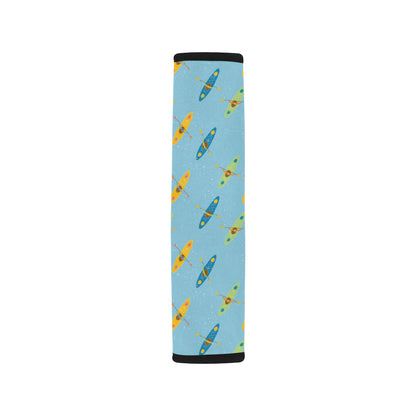 Kayak Pattern Print Design 04 Car Seat Belt Cover