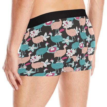 Guinea Fowl Pattern Print Design 03 Men's Boxer Briefs