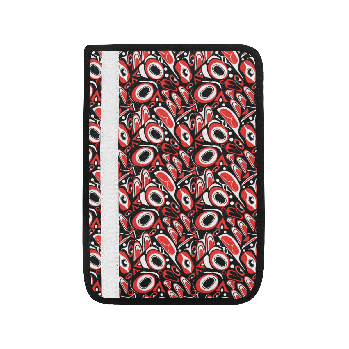 Totem Pole Texture Design Car Seat Belt Cover