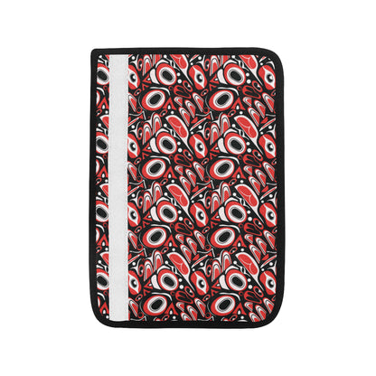 Totem Pole Texture Design Car Seat Belt Cover