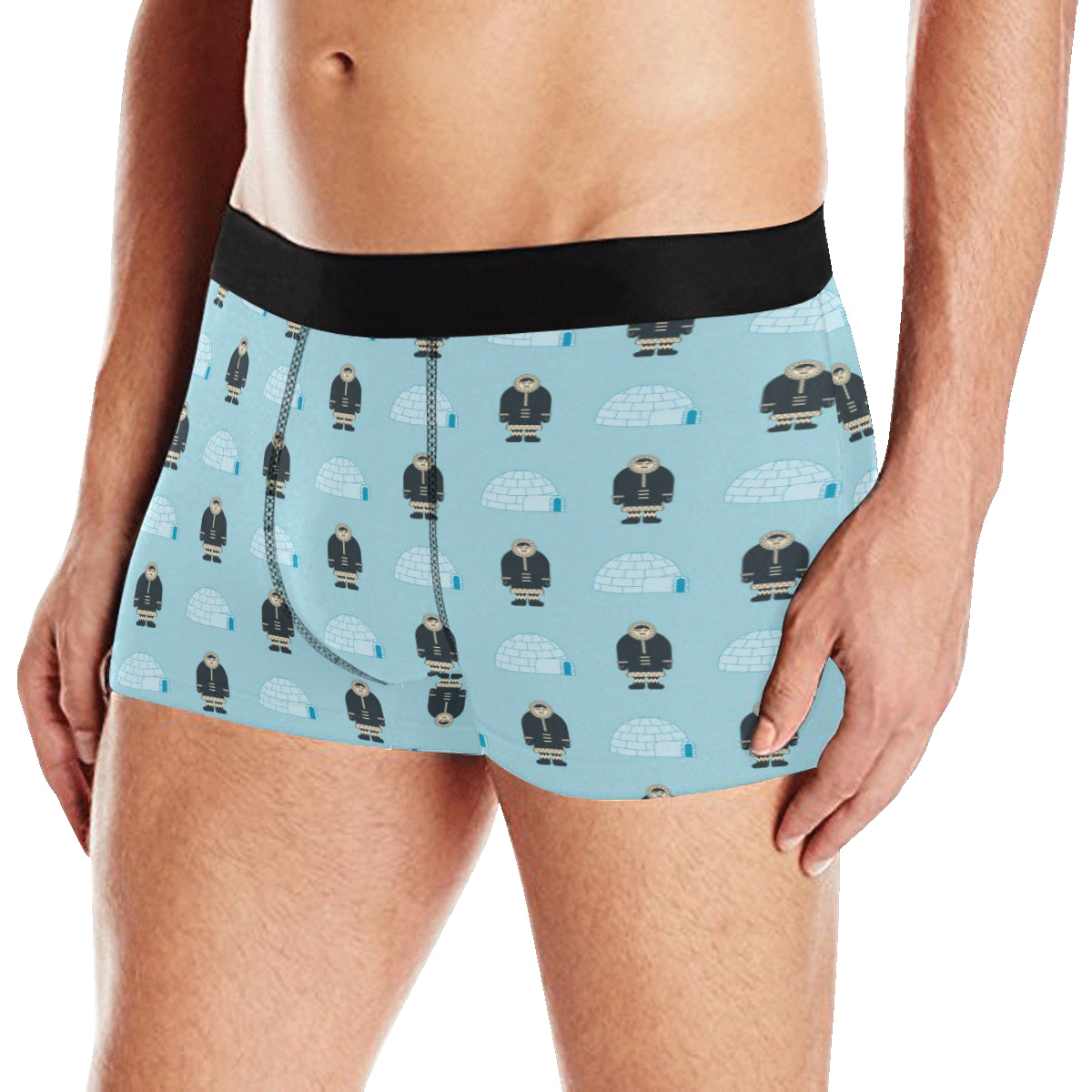Eskimo Pattern Print Design 03 Men's Boxer Briefs