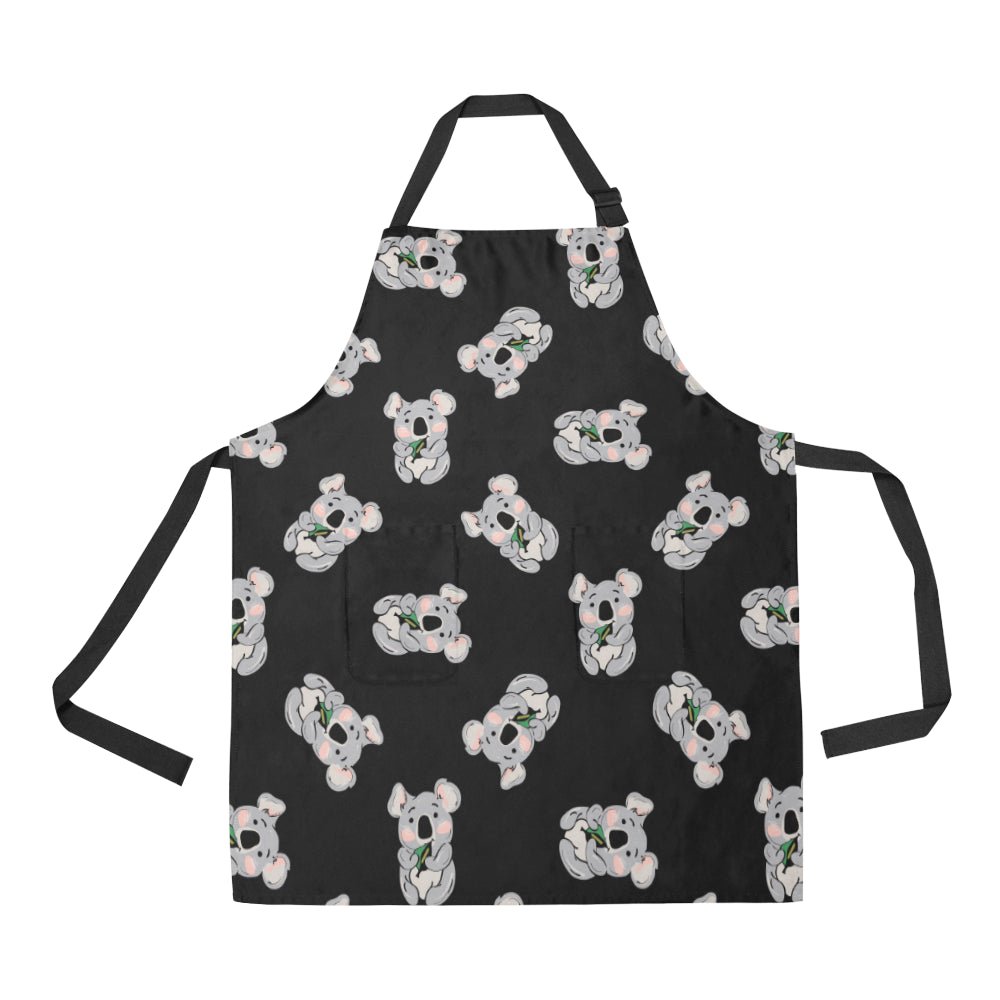 Koala Pattern Print Design 05 Apron with Pocket