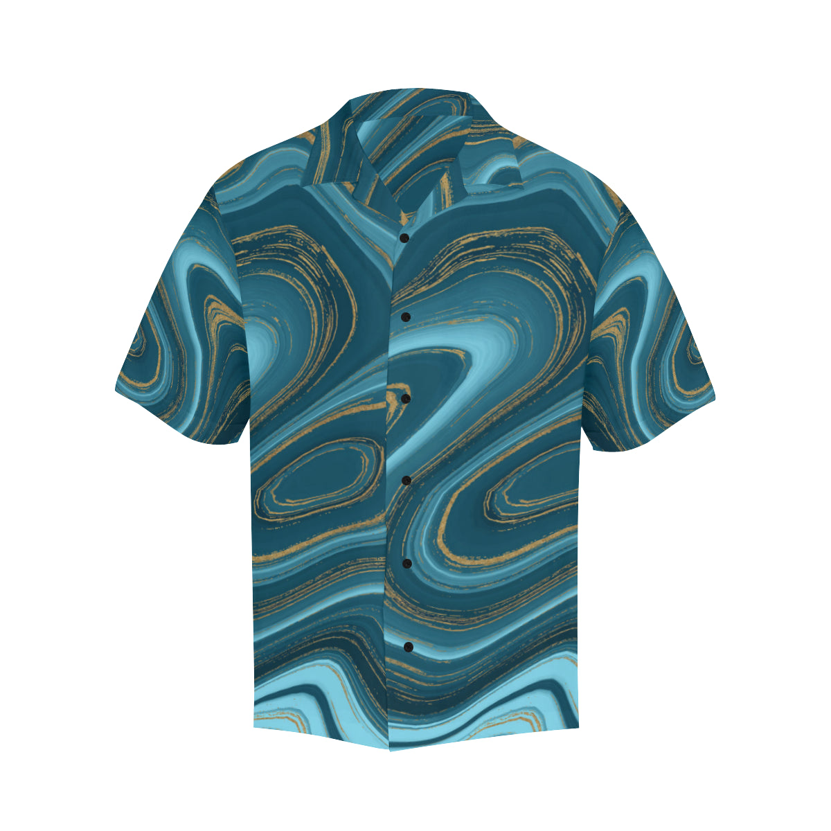 Liquid Pattern Print Design 04 Men's Hawaiian Shirt