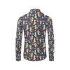 Mermaid Cartoon Pattern Print Design 03 Men's Long Sleeve Shirt