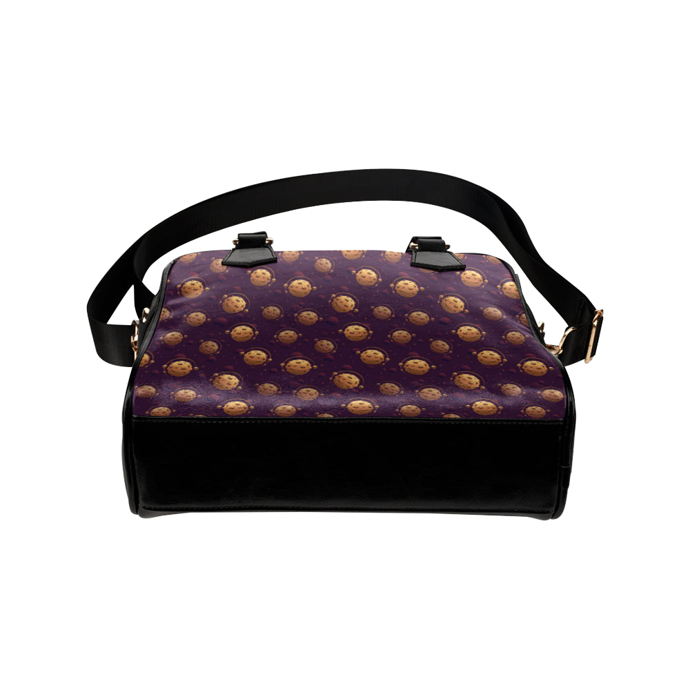 Cookie Pattern Print Design 03 Shoulder Handbag