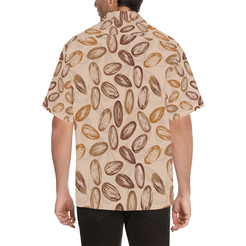 Almond Pattern Print Design 02 Men's Hawaiian Shirt