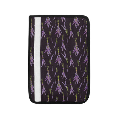 Lavender Pattern Print Design LV05 Car Seat Belt Cover