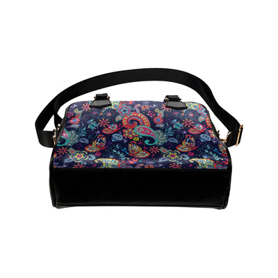 Paisley Boho Pattern Print Design A06 Shoulder Handbag