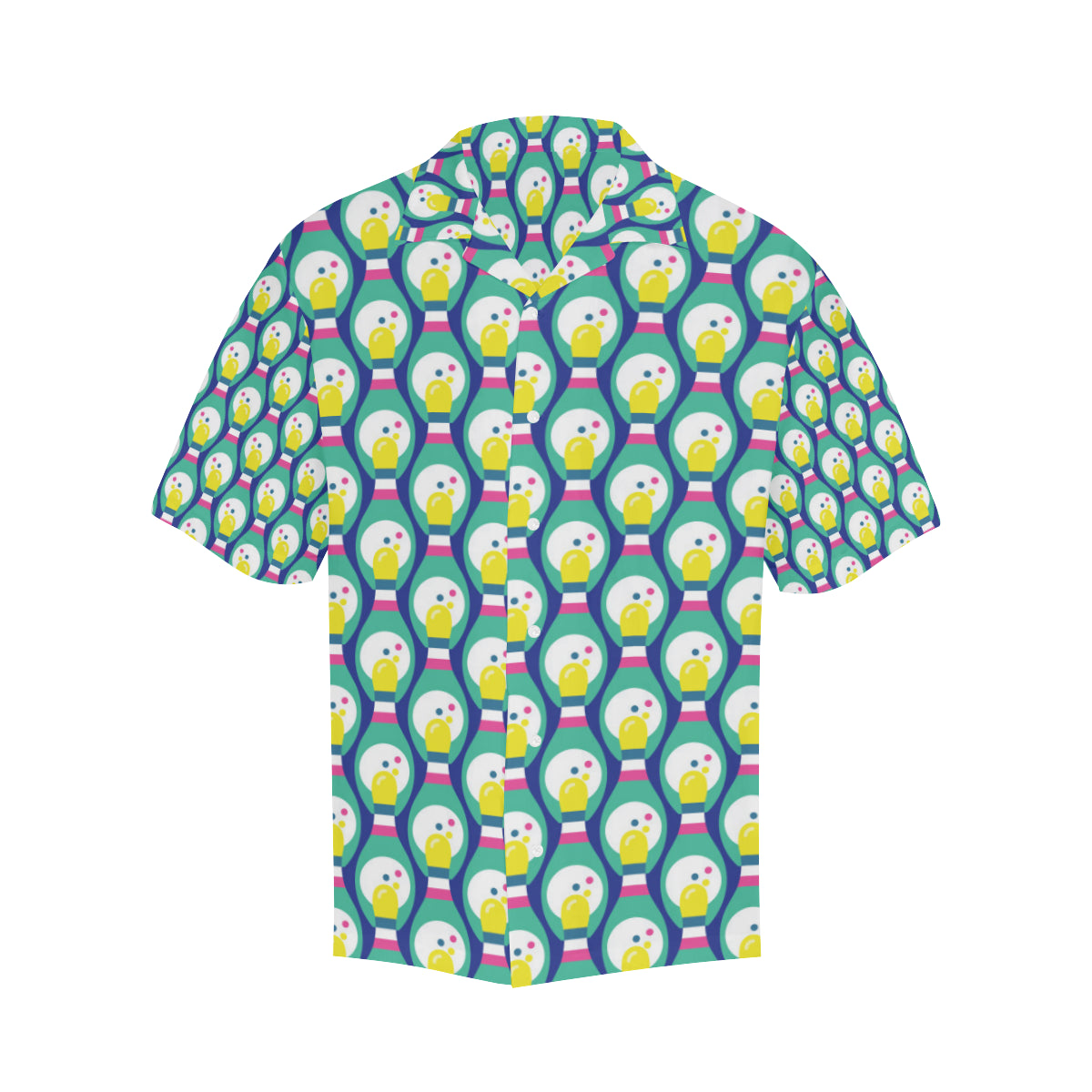 Bowling Pattern Print Design 04 Men's Hawaiian Shirt