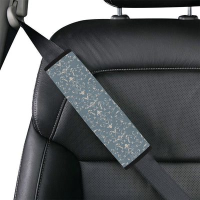 Damask Elegant Teal Print Pattern Car Seat Belt Cover
