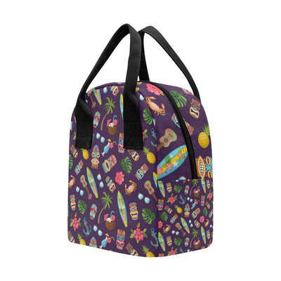 Hawaiian Themed Pattern Print Design H024 Insulated Lunch Bag