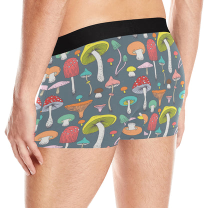 Mushroom Pattern Print Design A03 Men's Boxer Briefs