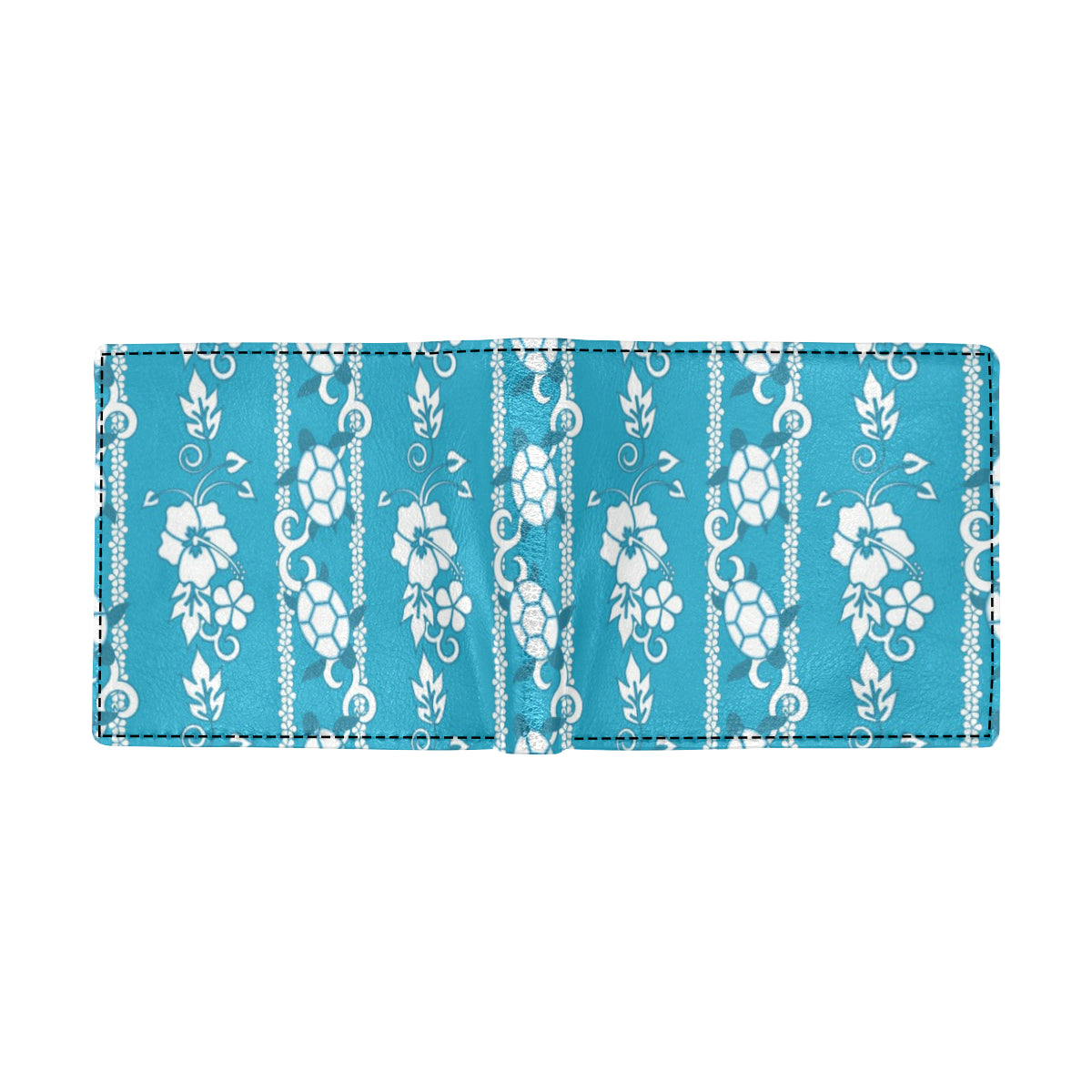 Hawaiian Themed Pattern Print Design H025 Men's ID Card Wallet