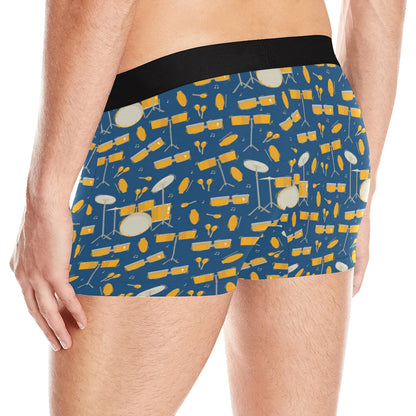 Drum Set Pattern Print Design 03 Men's Boxer Briefs