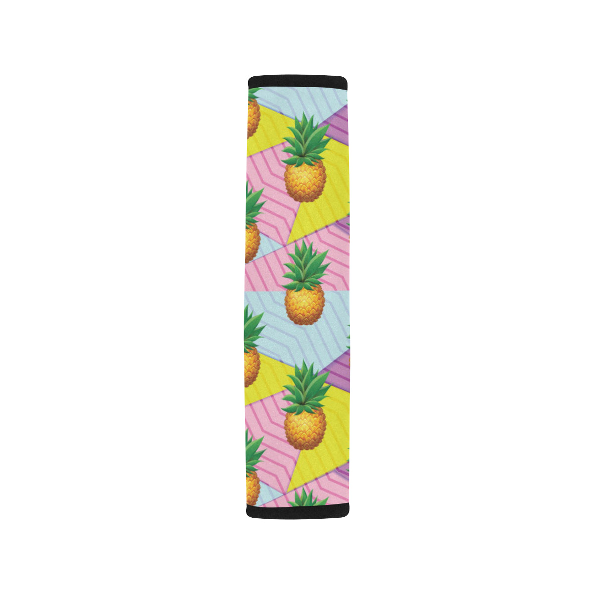 Pineapple Pattern Print Design PP05 Car Seat Belt Cover
