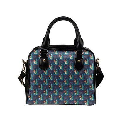 Aquarius Zodiac Pattern Print Design 03 Shoulder Handbag