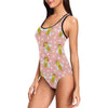 Bee Pattern Print Design BEE07 Women Swimsuit