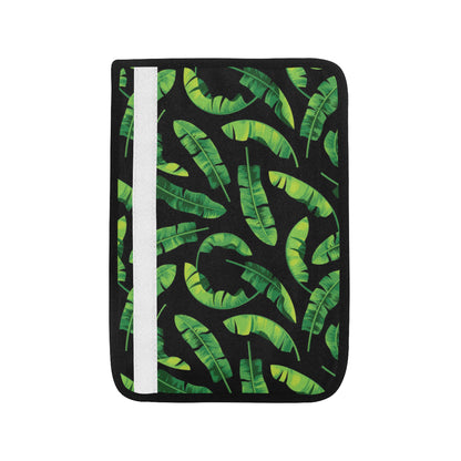 Banana Leaf Pattern Print Design BL02 Car Seat Belt Cover
