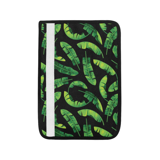 Banana Leaf Pattern Print Design BL02 Car Seat Belt Cover