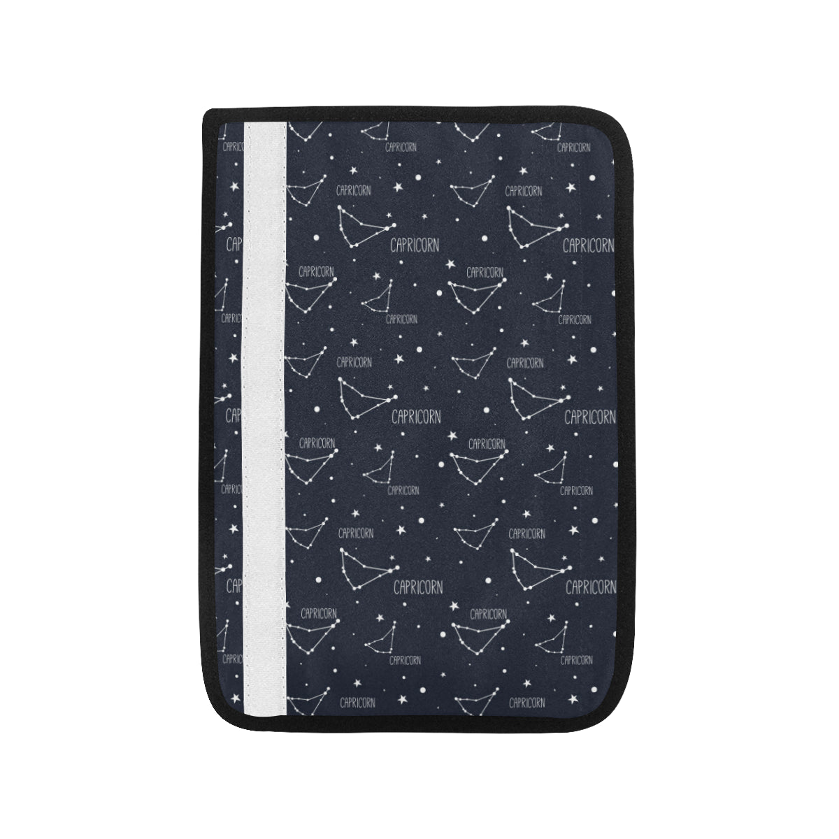 Capricorn Zodiac Pattern Print Design 01 Car Seat Belt Cover