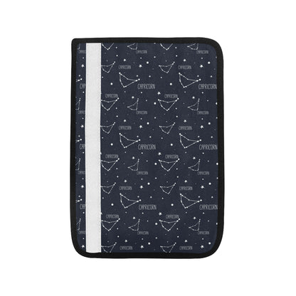 Capricorn Zodiac Pattern Print Design 01 Car Seat Belt Cover