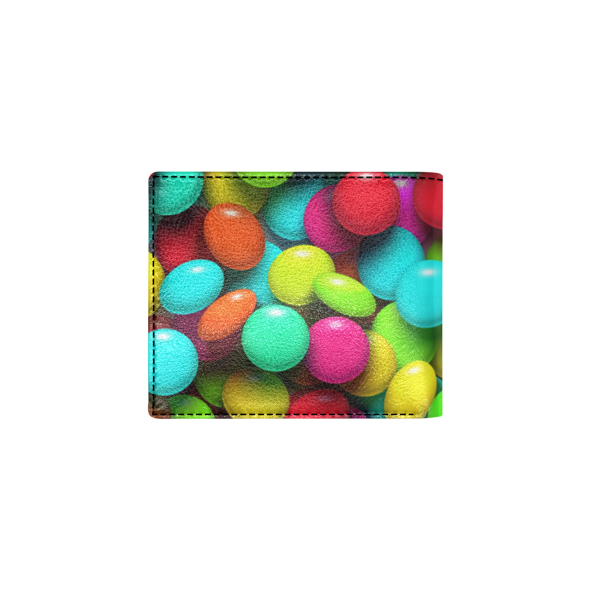 Candy Pattern Print Design CA03 Men's ID Card Wallet