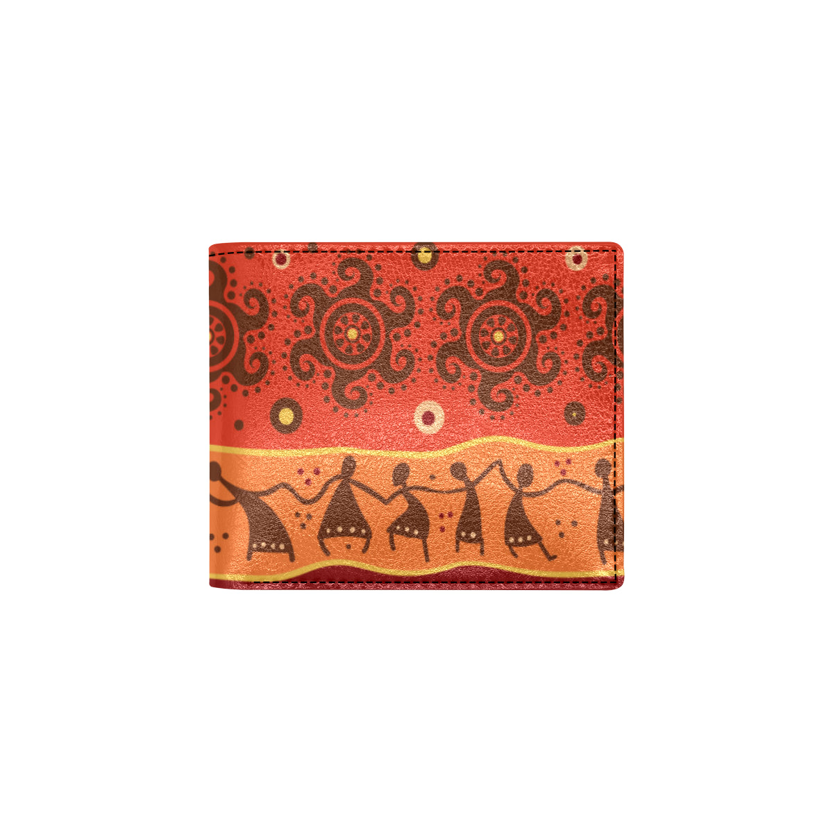 African Pattern Print Design 04 Men's ID Card Wallet