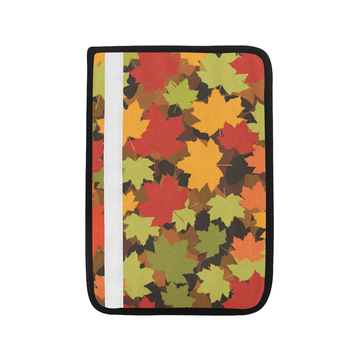 Maple Leaf Pattern Print Design 05 Car Seat Belt Cover