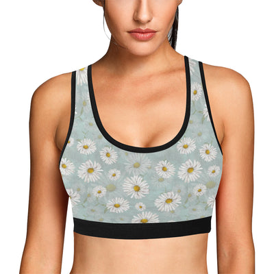 Daisy Pattern Print Design DS012 Sports Bra