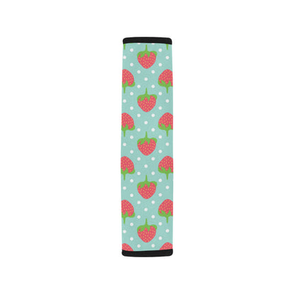 Strawberry Pattern Print Design SB06 Car Seat Belt Cover
