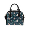 Llama Pattern Print Design 06 Shoulder Handbag