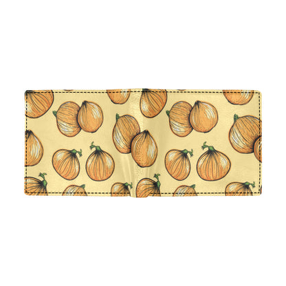 Onion Pattern Print Design A04 Men's ID Card Wallet