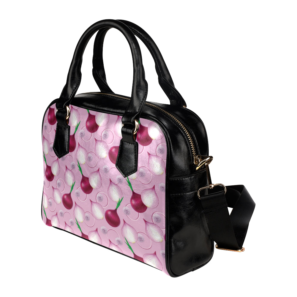 Onion Pattern Print Design A01 Shoulder Handbag