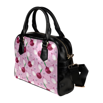 Onion Pattern Print Design A01 Shoulder Handbag
