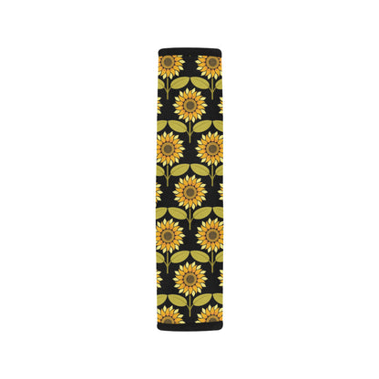 Sunflower Pattern Print Design SF015 Car Seat Belt Cover