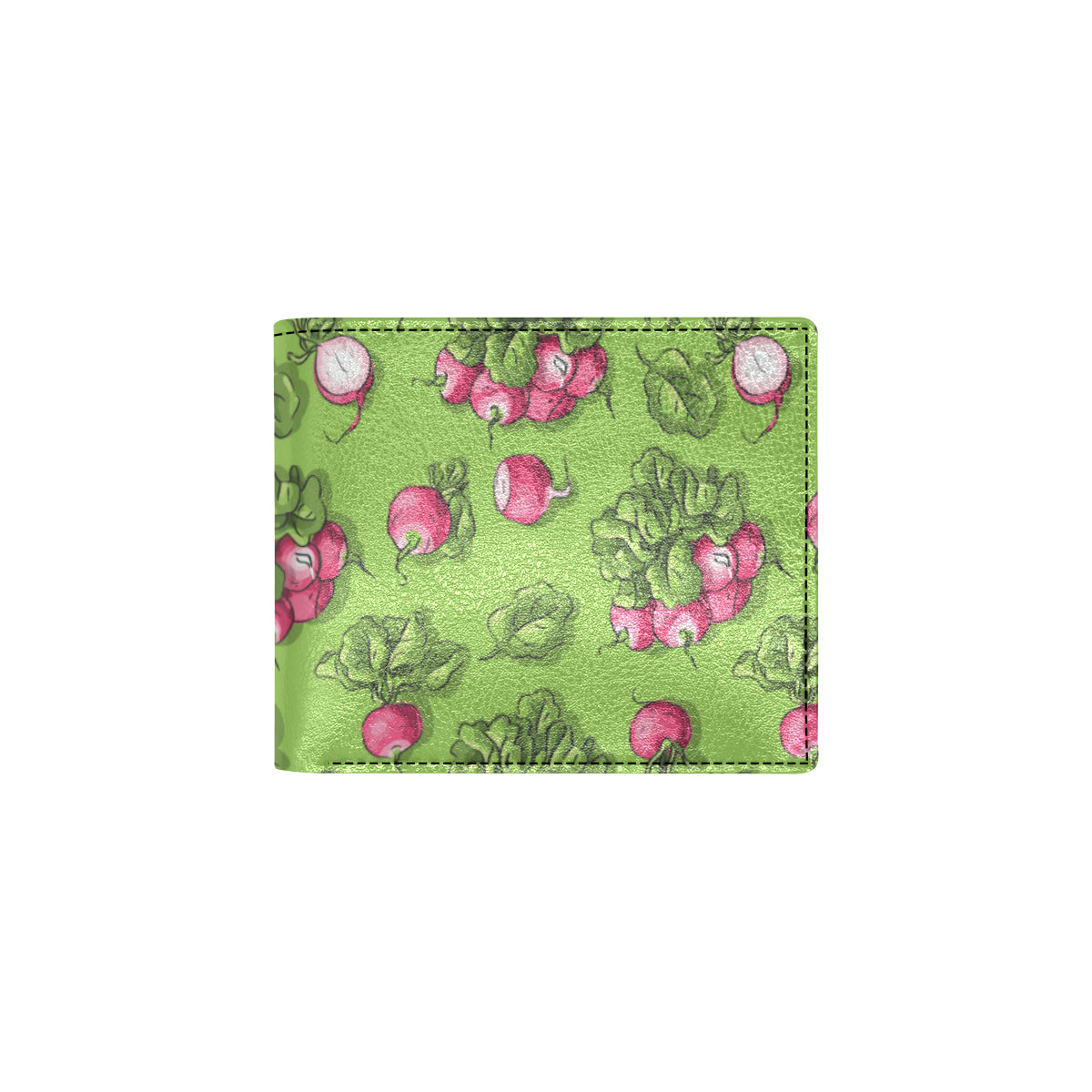 Radish Pattern Print Design A05 Men's ID Card Wallet