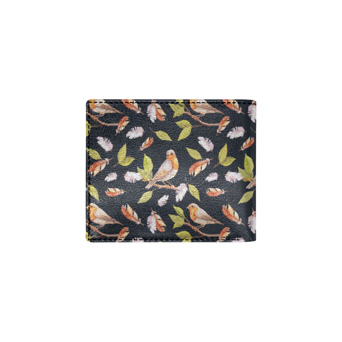 Birds Pattern Print Design 02 Men's ID Card Wallet