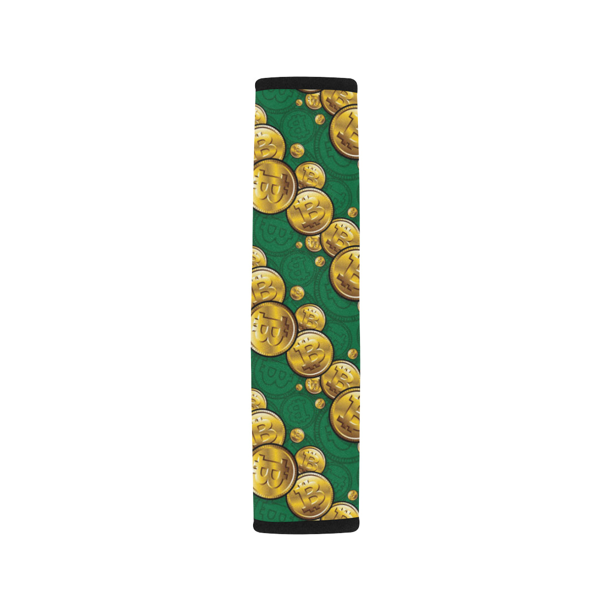 Bitcoin Pattern Print Design DO02 Car Seat Belt Cover
